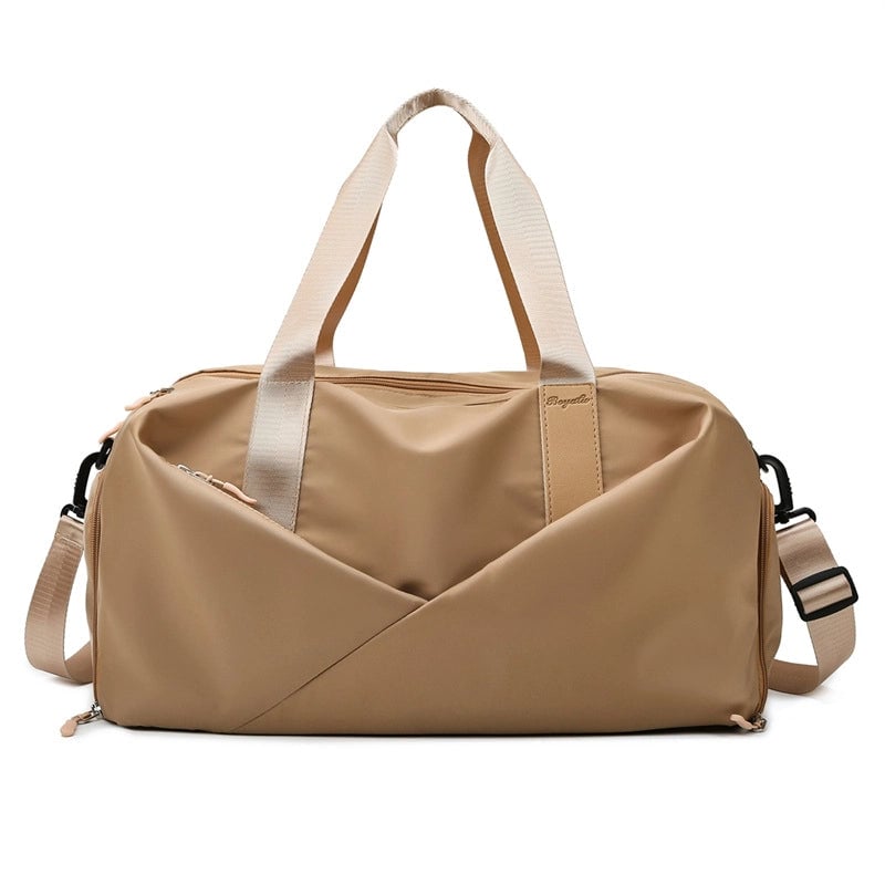 New Fashion Fitness Travel Bag Portable Shoulder Large Capacity Oxford Cloth Dry And Wet Separate Sports Bag Independent Shoe Bin