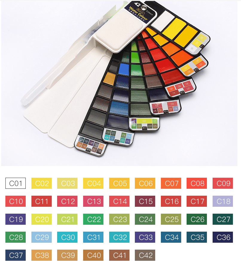 🎅Early Christmas Sale-49% OFF🎁Handy Watercolor Travel Kit