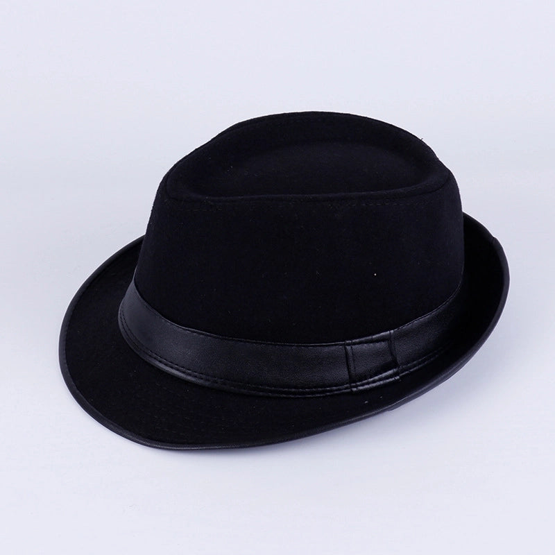 Autumn And Winter Available For Men And Women  Vintage Hat Fashion Gentleman Hat Jazz Hat Trendy Wool Small Top Hat