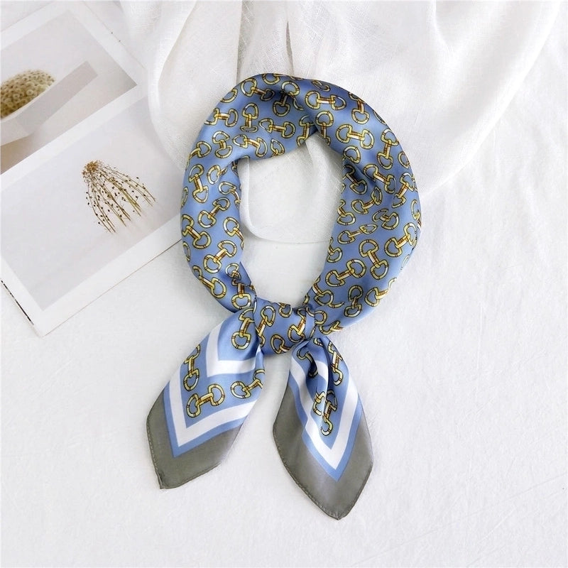 Small Square Scarf Neck Protector Korean Suit Small Scarf