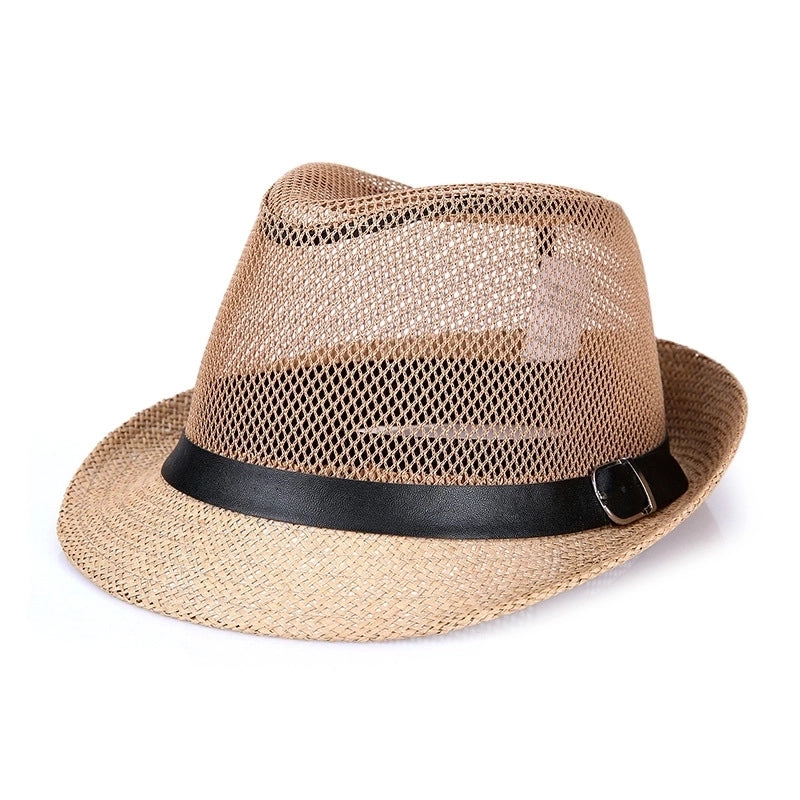 Women's Minimalist Solid Color Crimping Fedora Hat