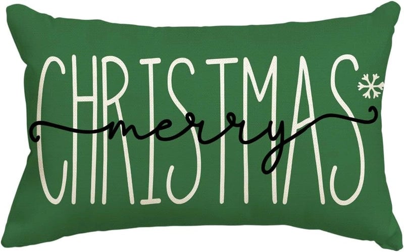 Christmas Vacation Letter Linen Pillow Cases Couch & Sofa Decor