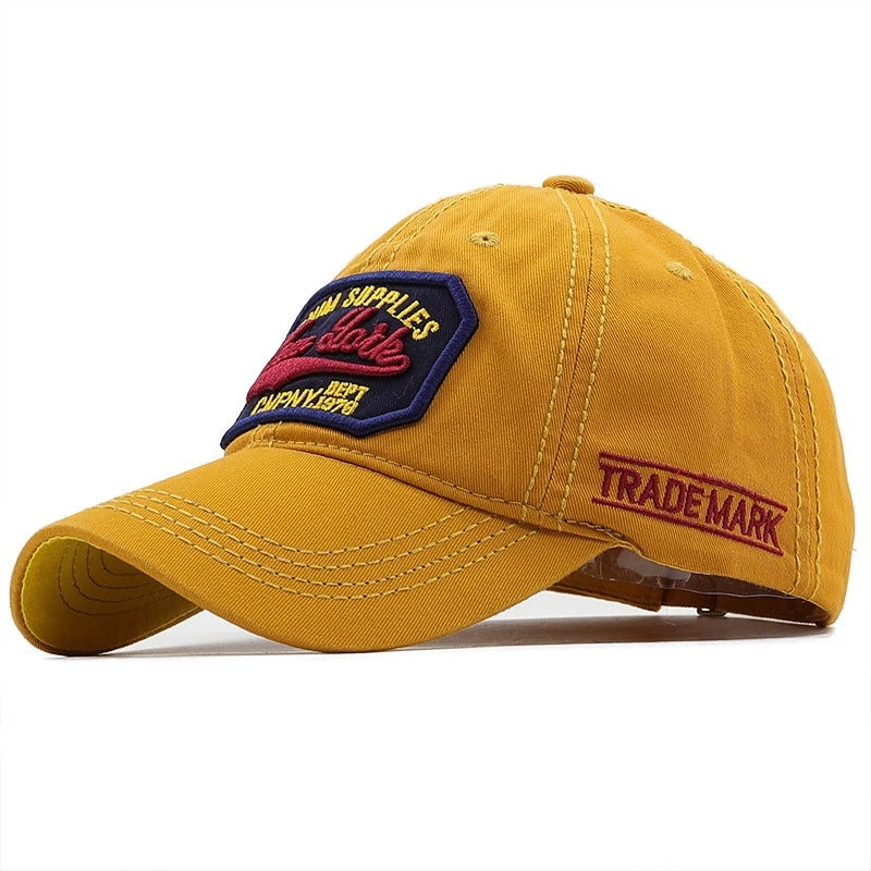Letter Embroidered Baseball Cap Sun Shade Cap