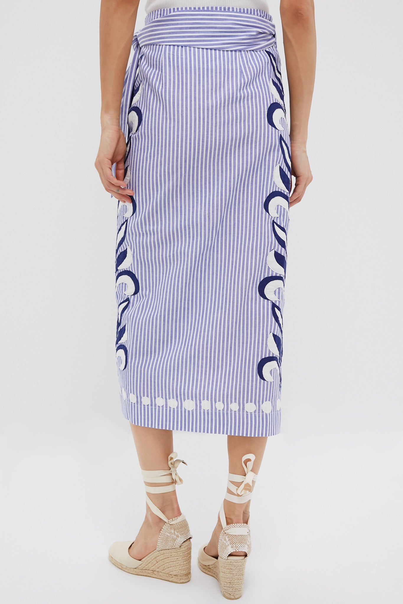 Navy Loren Skirt
