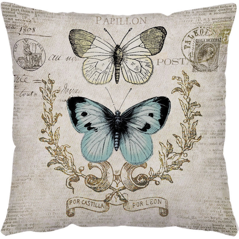 Cute Animal Butterfly  Pillow Cases Couch & Sofa Decor