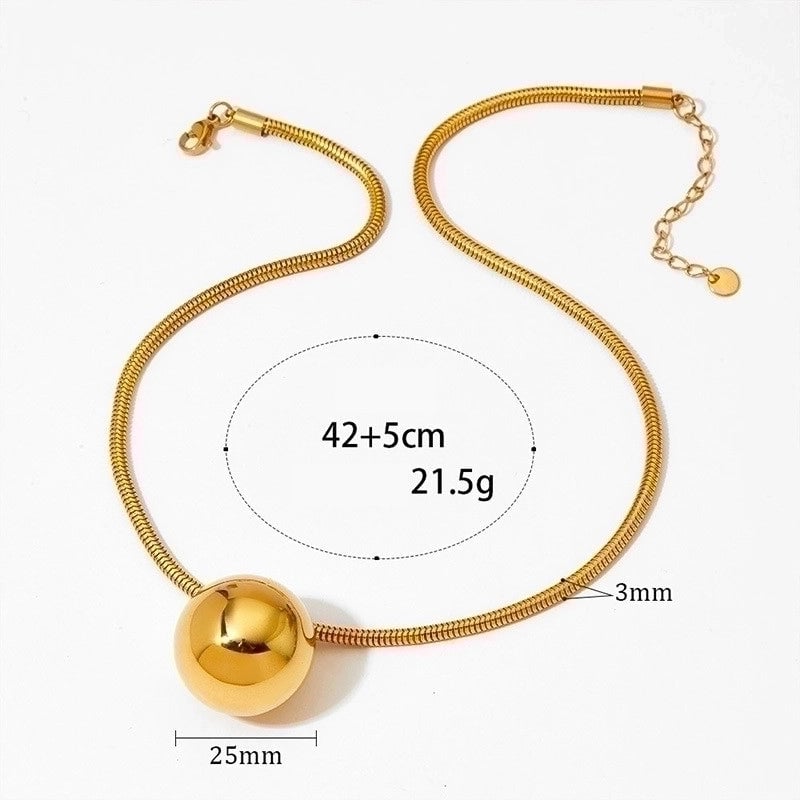 304 Stainless Steel 16K Gold Plated White Gold Plated Gold Plated Casual Minimalist Plating Heart Shape Pendant Necklace
