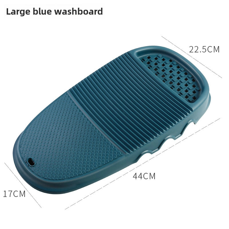 Laundry Board Dual-Use Nordic Style Large Household Thickened Plastic Soap Slot With Soap Holder Washing Clothes Mat Hand Rubbing Washing Board