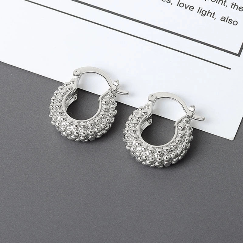 2 Pieces Minimalist Geometric Copper Plating Ear Studs 1 Pair
