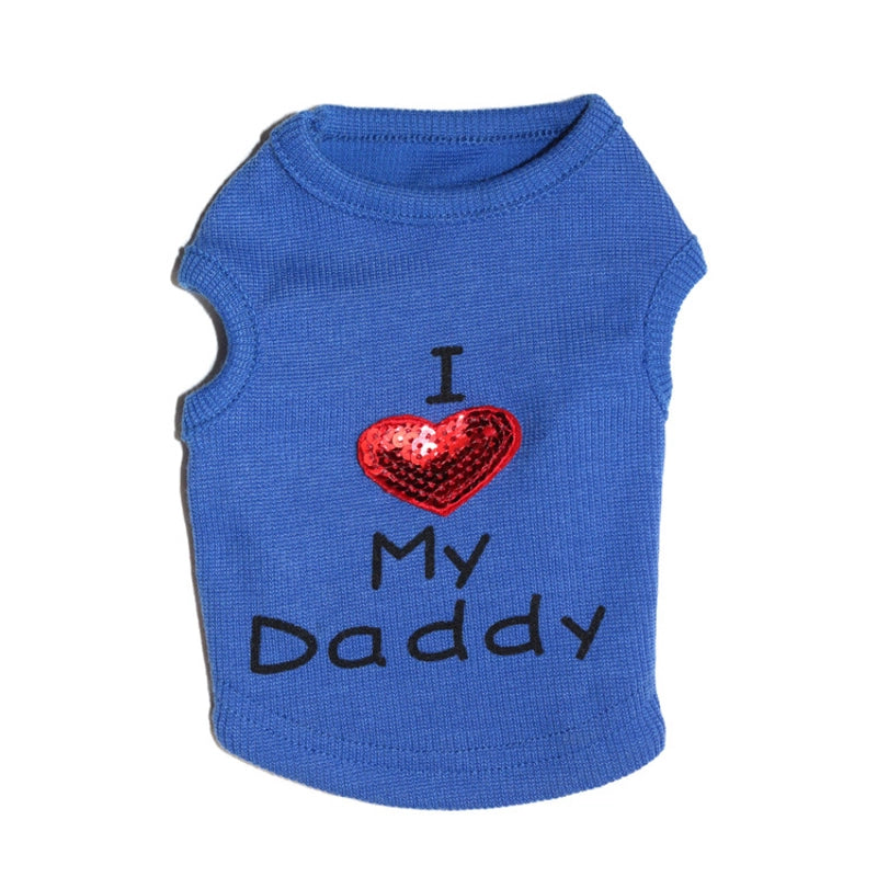 Casual Thread Letter Pet Clothing