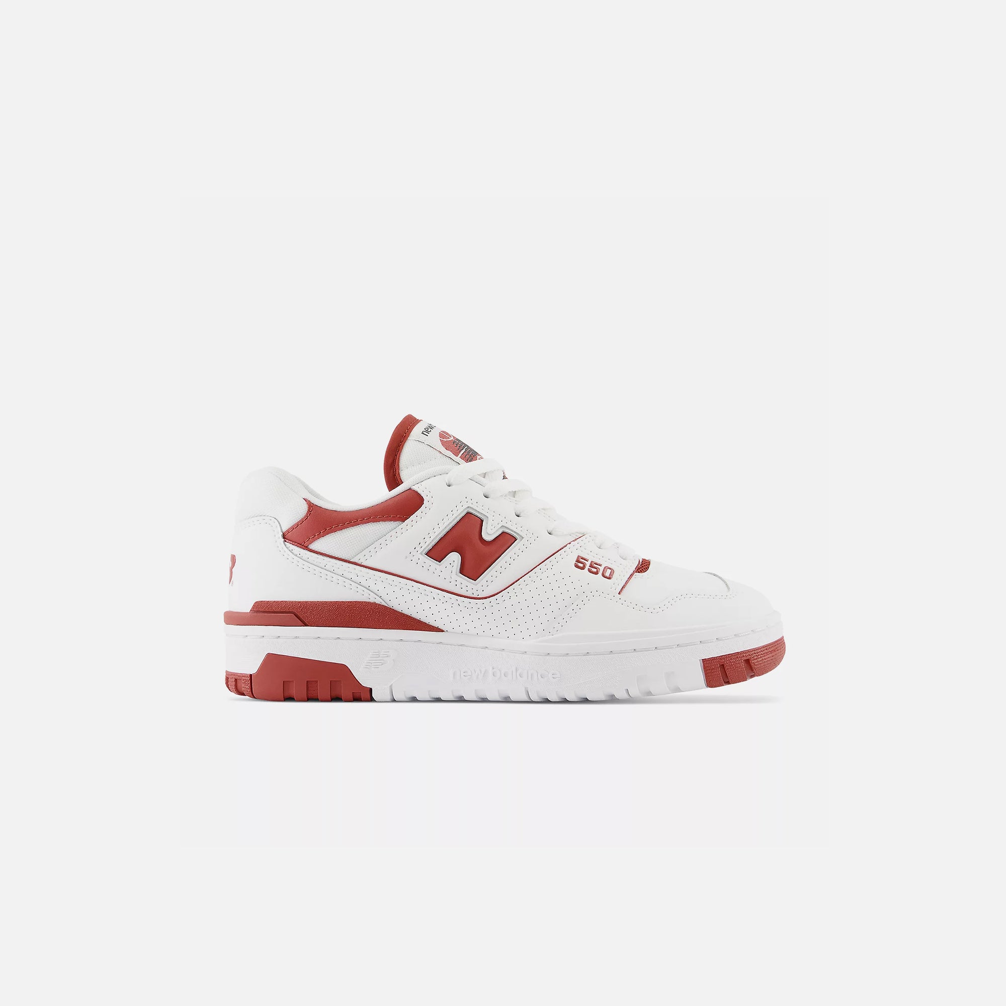 New Balance WMNS 550 - White / Brick Red