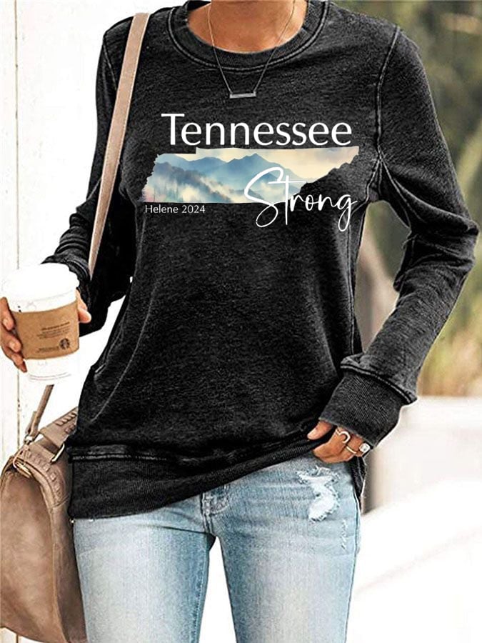 Women's Tennessee Strong Print Sweatshirt