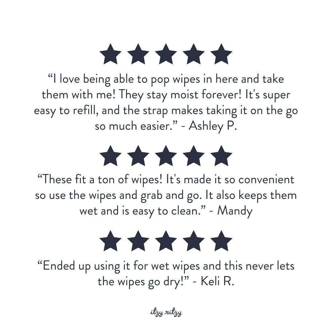 Take & Travel Pouch? Reusable Wipes Case