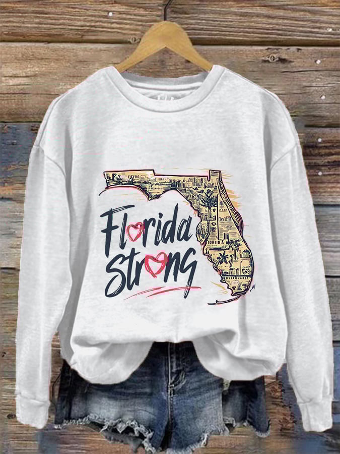 Women's Florida Strong Printed Sweatshirt