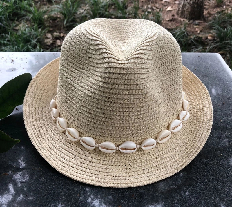 Women's Vacation Classic Style Geometric Curved Eaves Sun Hat Straw Hat