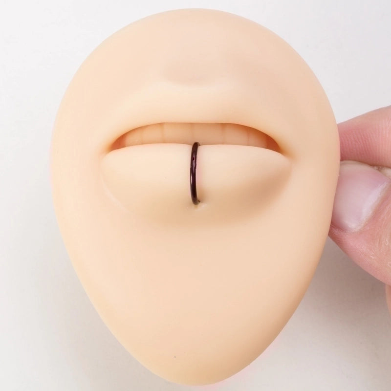 Minimalist Round Stainless Steel Plating Nose Ring