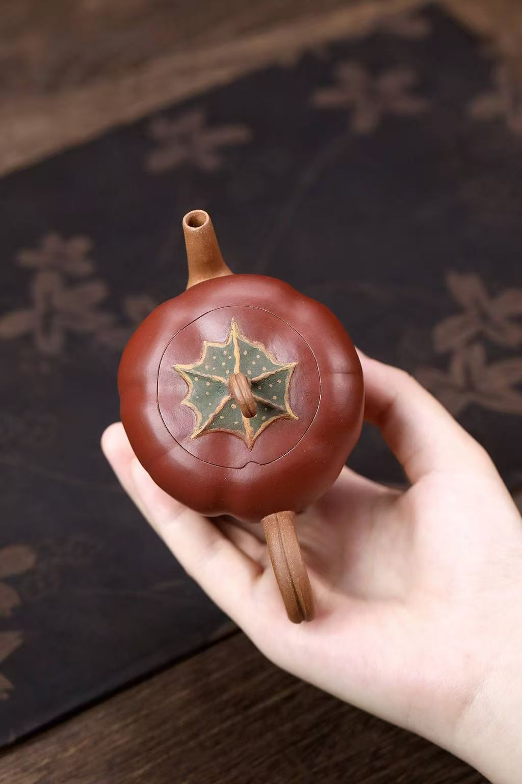 Original clay powder with red clay decoration 150cc