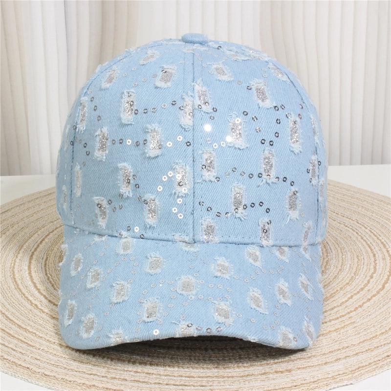 Unisex Streetwear Letter Usa Flower Curved Eaves Baseball Cap