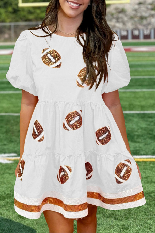 Stand out Sequined Football Dress