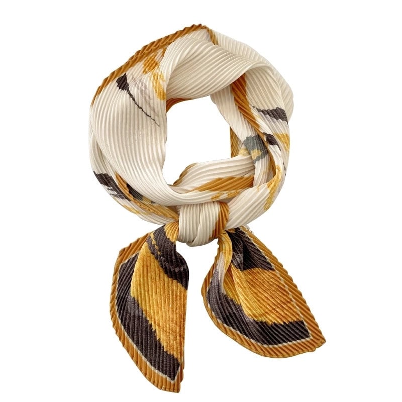 Women's Ig Style Color Block Polyester Silk Scarf