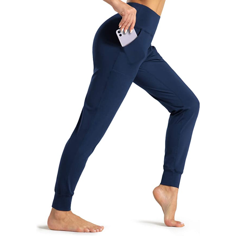Joggers For Women High Waist Active Sweatpants Lightweight Tapered Lounge Yoga Athletic Pants With Pockets