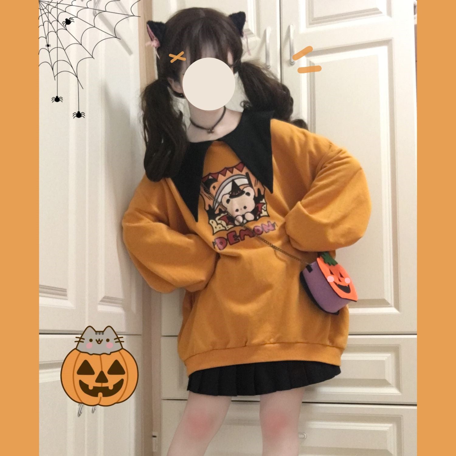 halloween sweatshirt   KF70381