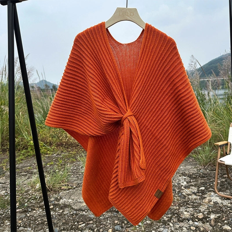 Women's Minimalist Solid Color Imitation Cashmere Solid Color Shawl