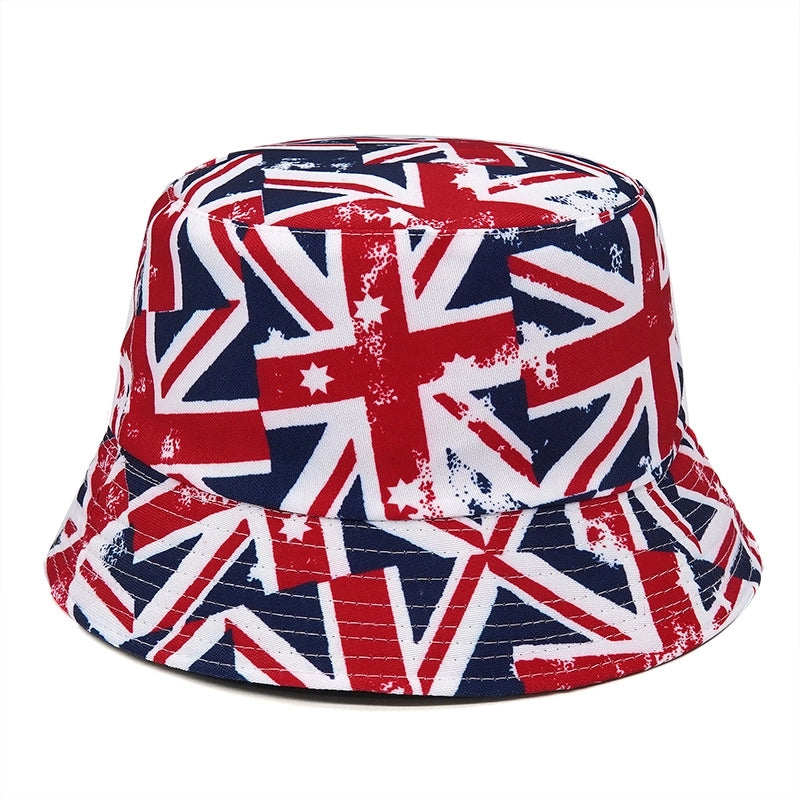 Unisex Basic Geometric Big Eaves Bucket Hat