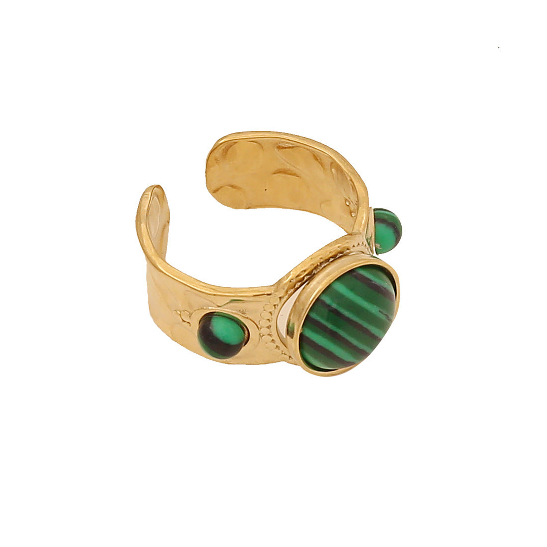 Retro Vintage Geometric Stainless Steel Electroplating Rings