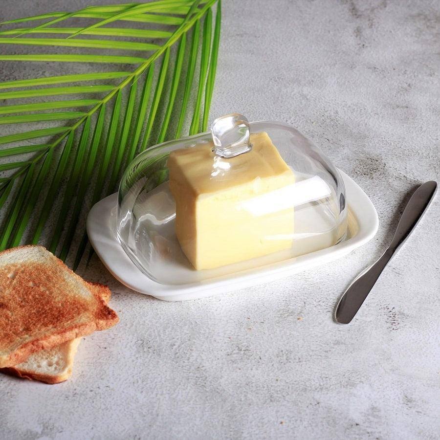 Daily Butter Dish with Glass Lid