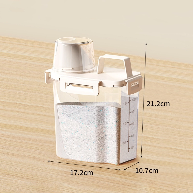 Minimalist Solid Color PP Storage Container Box