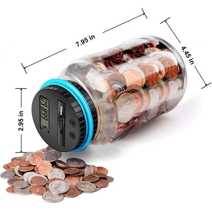 Digital Counting Money Jar