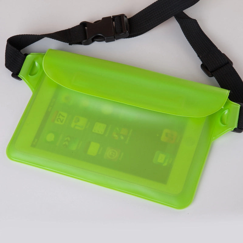 Unisex Casual Solid Color PVC Waist Bags