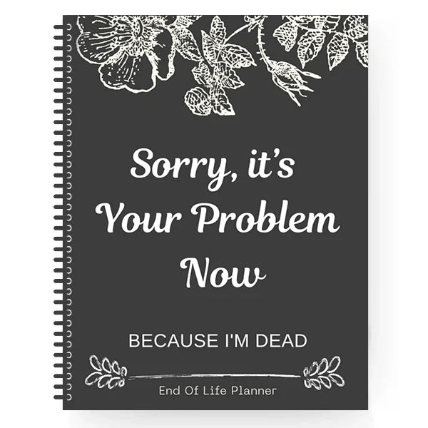 🎃 HalloweenGift: Sh*t. I'm Dead! End of Life Planner - The Ultimate Spooky Gift! 💀👻