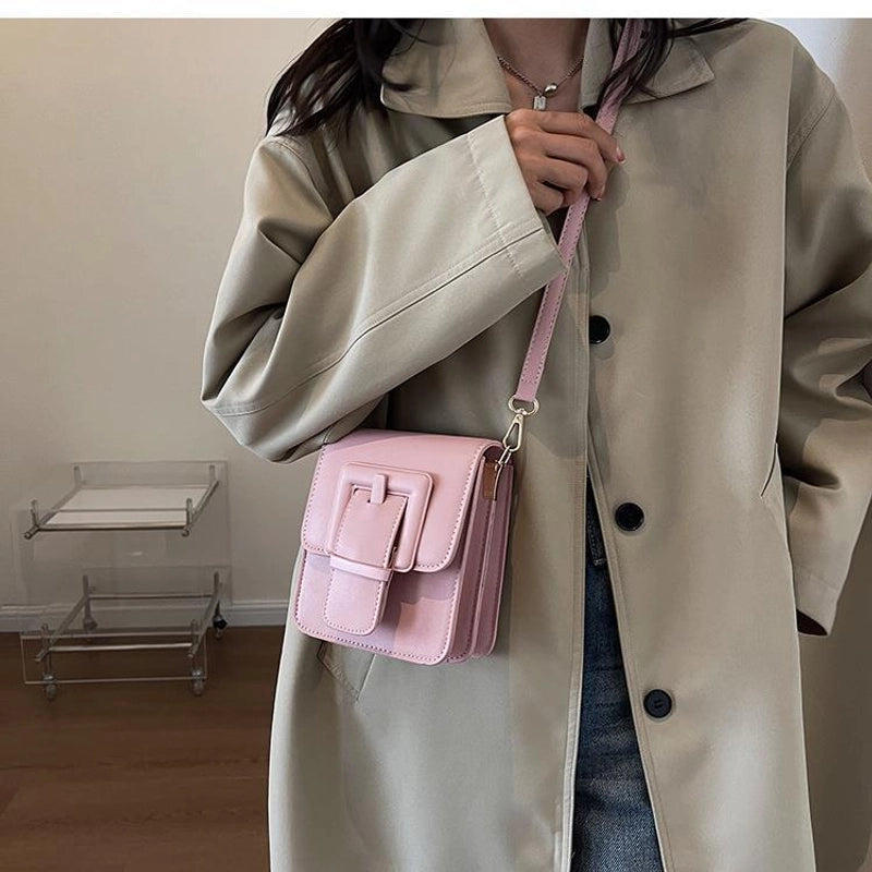 Women's Medium All Seasons Pu Leather Classic Style Shoulder Bag