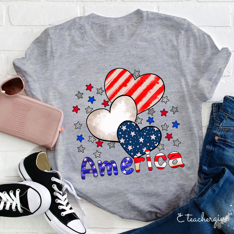 America Heart T-Shirt