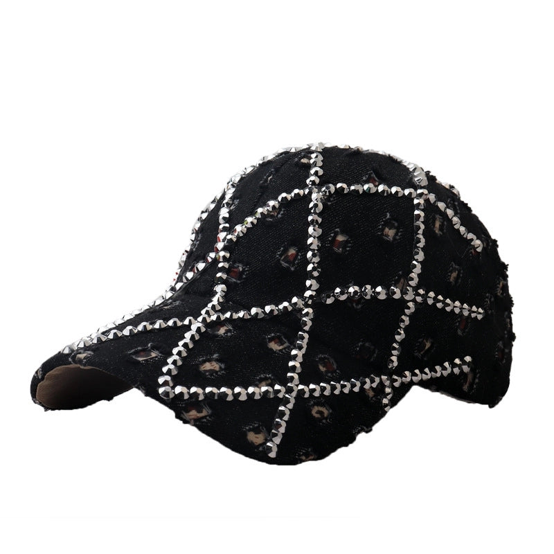 Women's Retro Solid Color Curved Eaves Baseball Cap