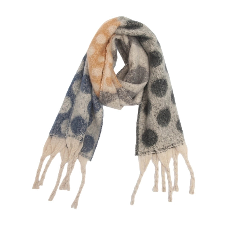 Women's Elegant Color Block Polyester Scarf