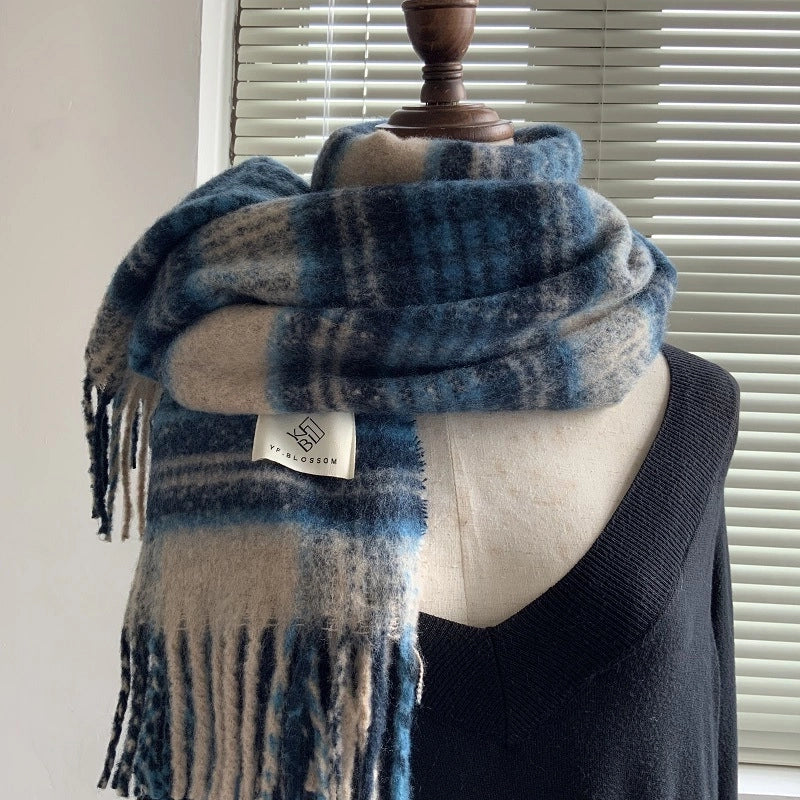 Women's Minimalist Classic Style Solid Color Imitation Cashmere Scarf