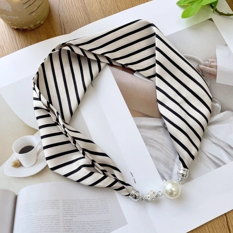 Women's Casual Color Block Imitated Silk Silk Scarf