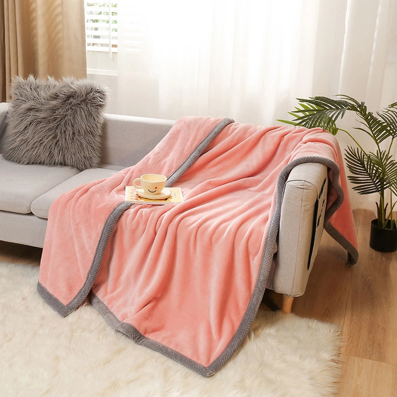 Thickened Autumn And Winter Blanket Flannel Blanket Faleirong Gift Blanket Summer Air-conditioning Blanket Coral Fleece Sheets