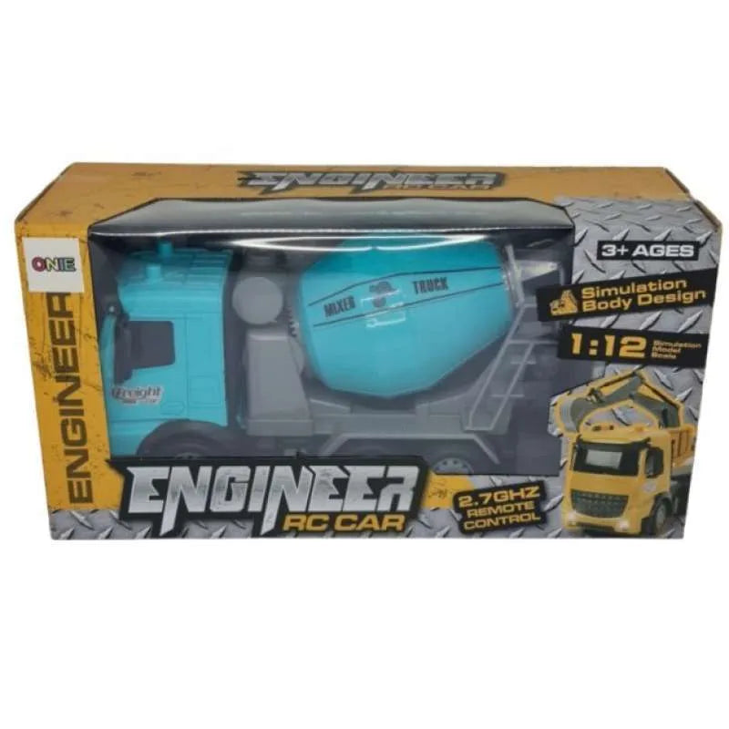 TRUCK ENGINEER REMOTE CONTROL CAR. Cement Mixer Tank Toy
