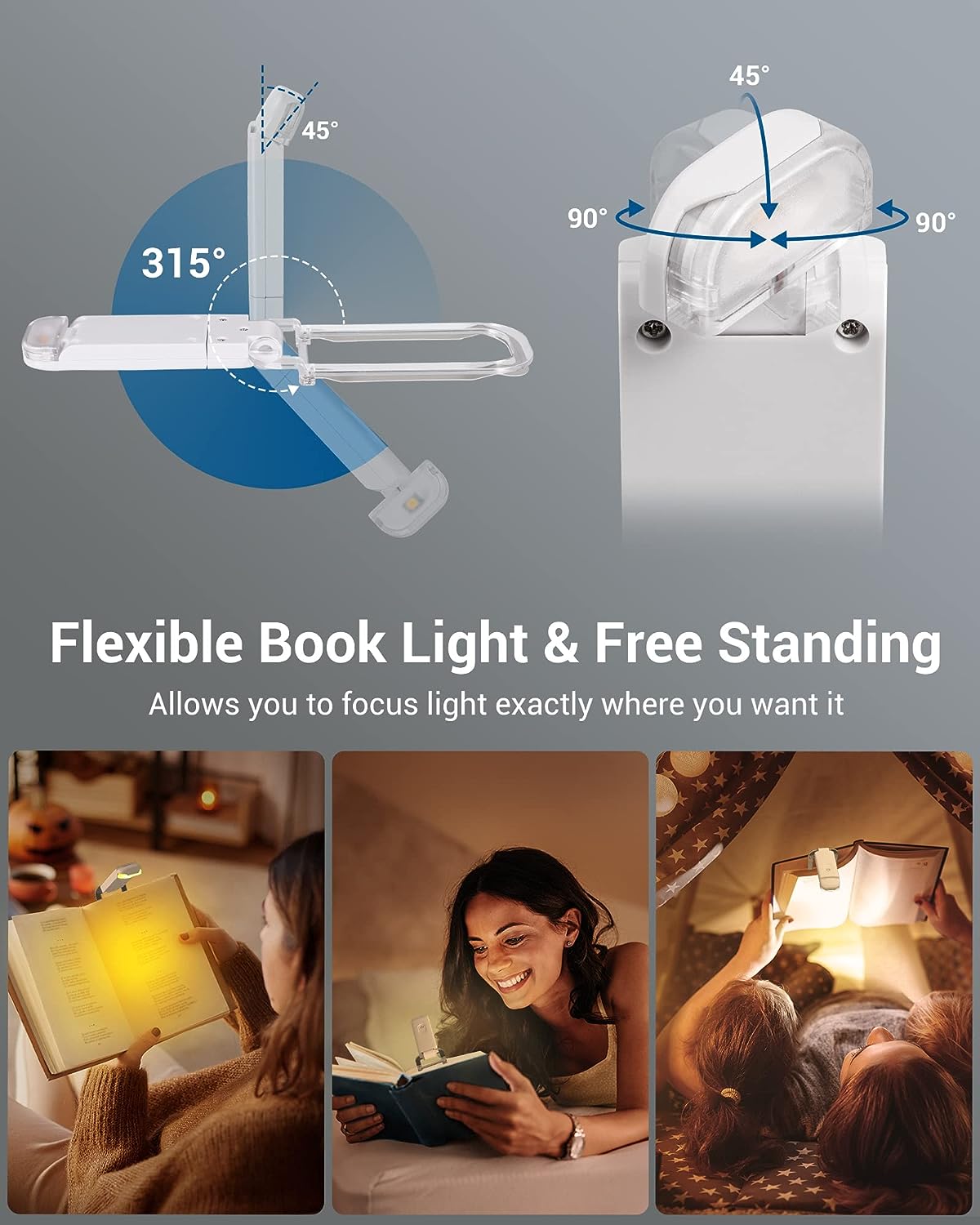 Rechargeable Book Light