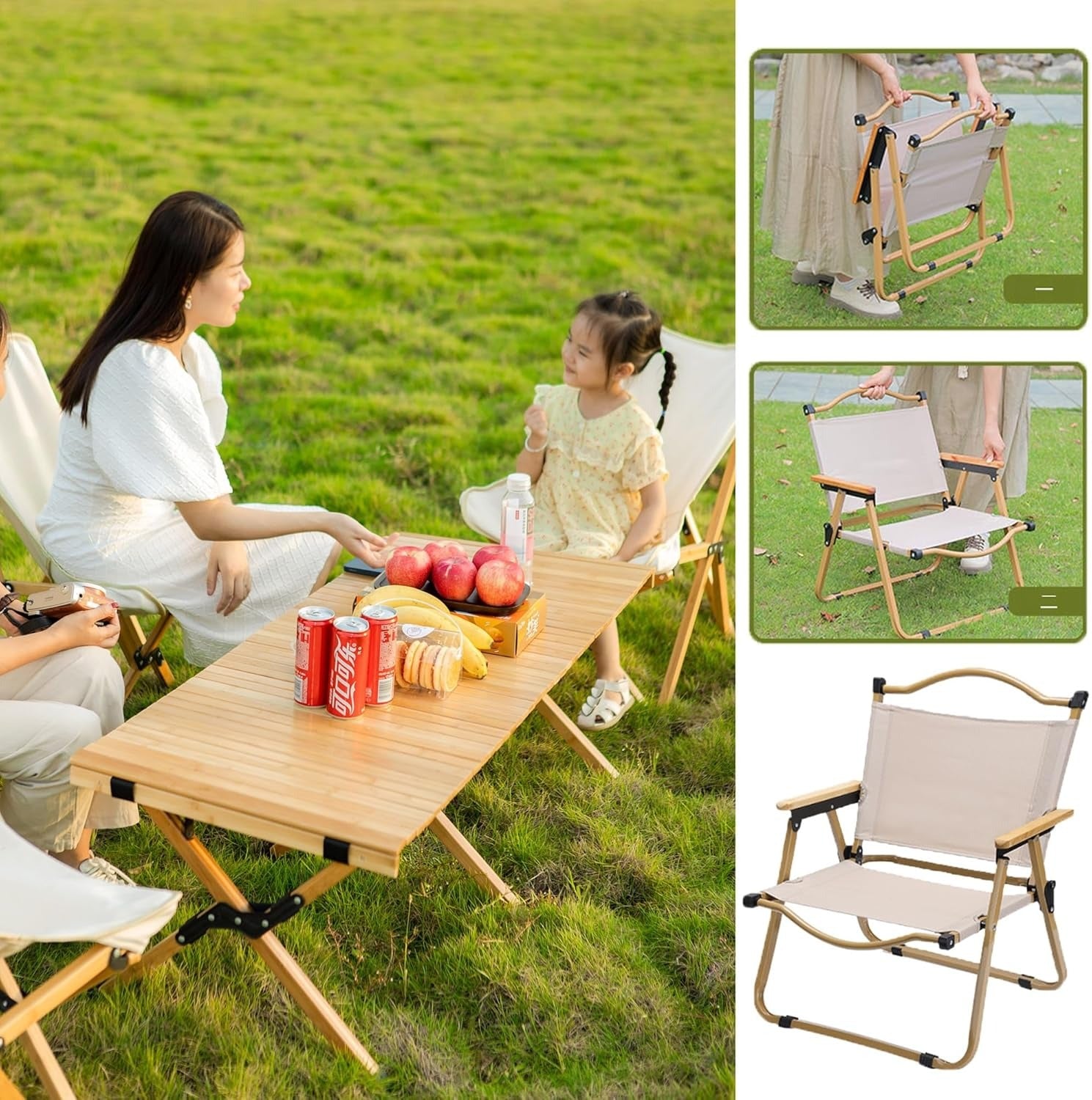 Portable Foldable Kermit Chair. Outdoor Chair. Resort Chair. Compact. Foldable. Camping Chair. Easy Assembly. Backrest. Low Style. Leisure Chair