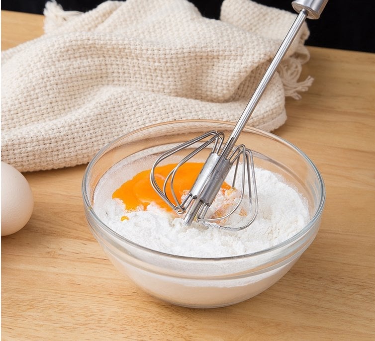 🔥BIG SALE - 47% OFF🔥Stainless Steel Semi-Automatic Whisk - BUY 2 GET 2 FREE