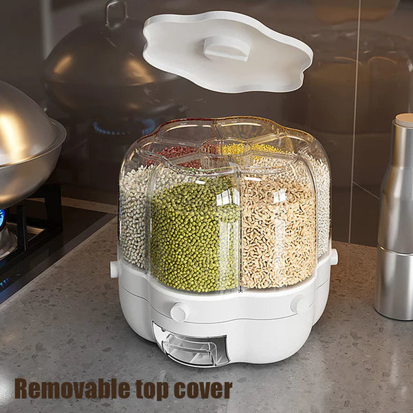 360° Rotating Grain And Cereal Dispenser