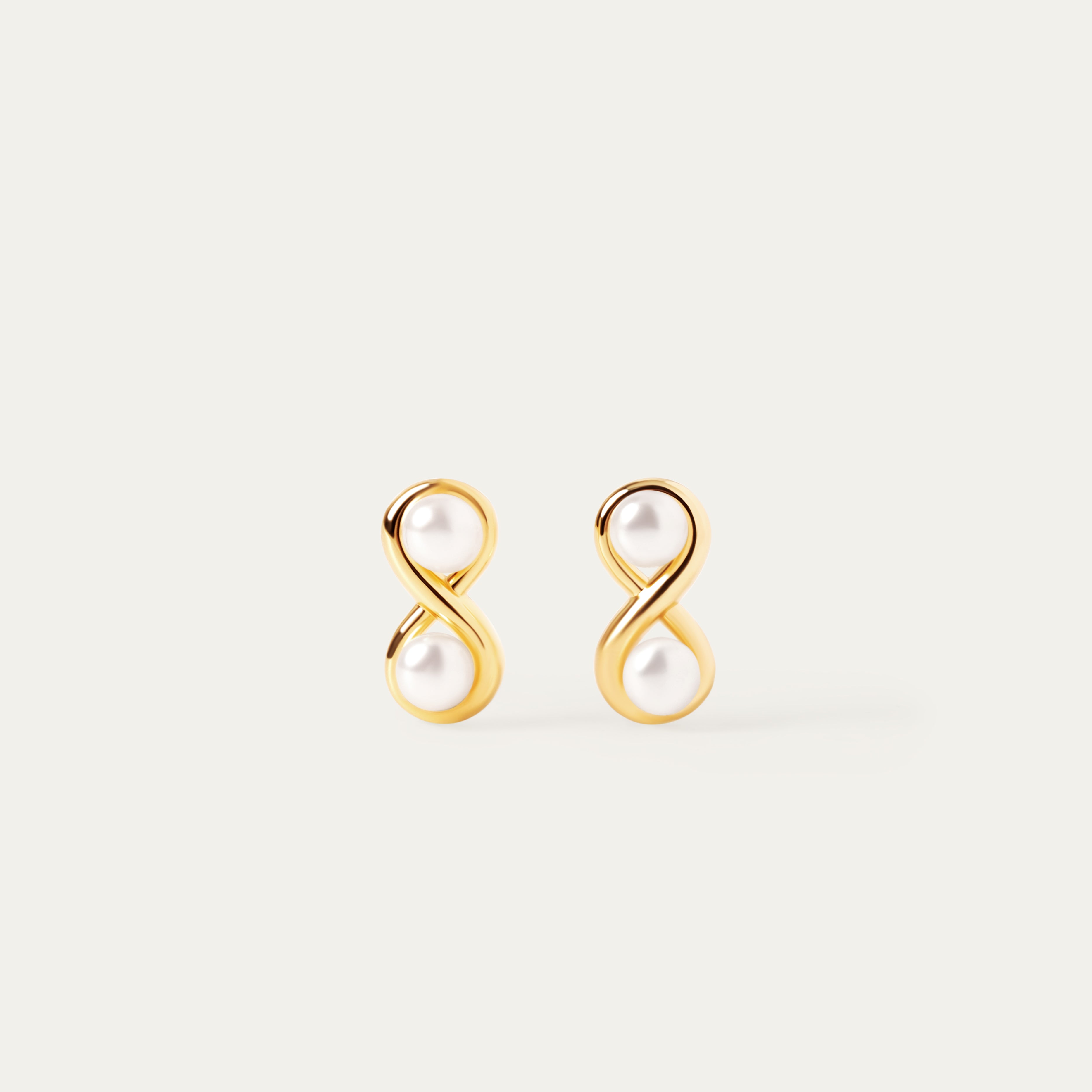 Fini Pearl Clip-On Earrings (18K Gold Brass)