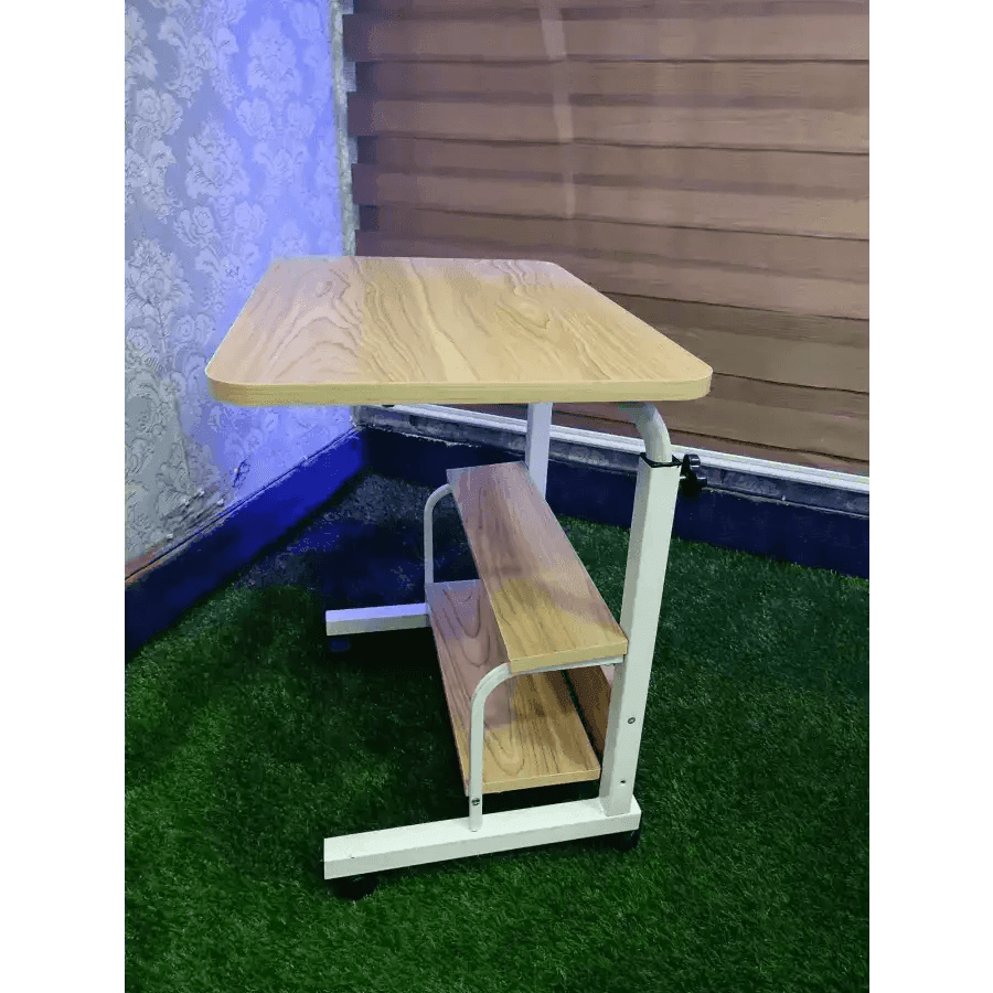 Double layer adjustable table