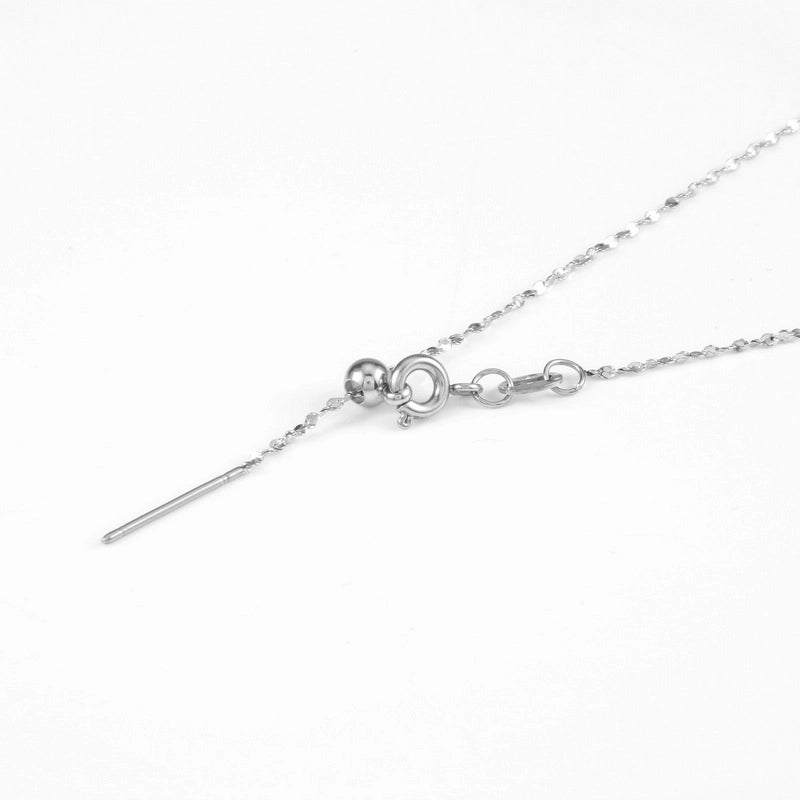 Fashion Solid Color Titanium Steel Plating Pendant Necklace 1 Piece