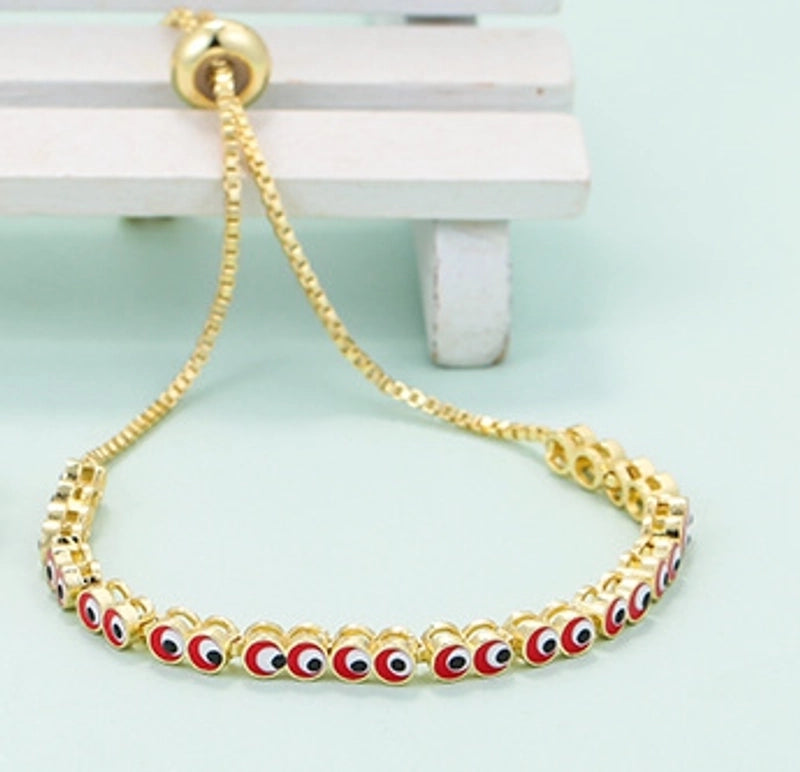 Copper Geometric Zircon Copper Bracelets