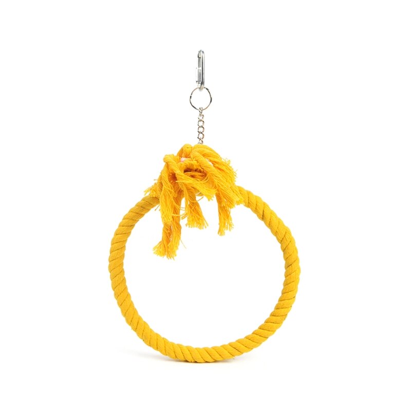 Playing Swing Rope For Birds Cage
